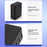 818PD QC3.0 PD 20W Fast Charging Station 5 USB + 1 Type-C Phone Tablet Desktop Charger - Black / EU Plug - 7