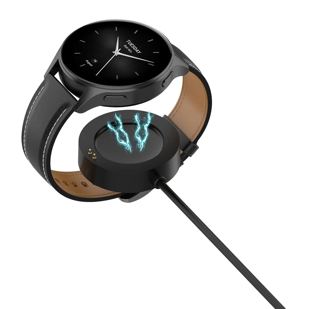 For Xiaomi Watch S4 / 2 / H1 / 2 Pro / S3 / S2 Magnetic Charging Cable 1m Smart Watch Charger - Black - 2