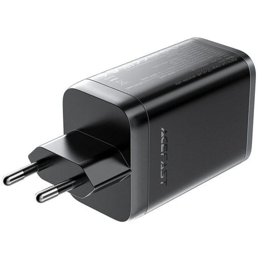 ACEFAST A111 67W GaN Charger USB-A+Type-C Adapter with Retractable USB-C Cable, EU Plug - 2