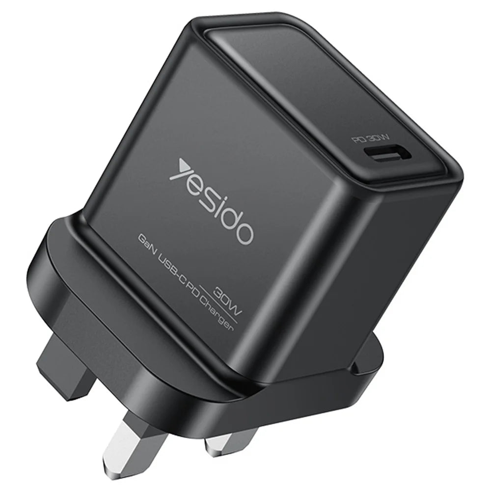 YESIDO YC82 PD 30W Fast Charging Power Adapter Type-C Single Port GaN Wall Charger - 1