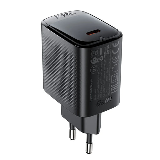 ACEFAST A112 GaN USB-C Charger PD 45W Fast Charging Single USB-C Adapter - EU Plug - 2