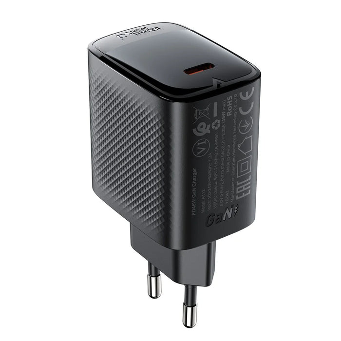 ACEFAST A112 GaN USB-C Charger PD 45W Fast Charging Single USB-C Adapter - EU Plug - 2