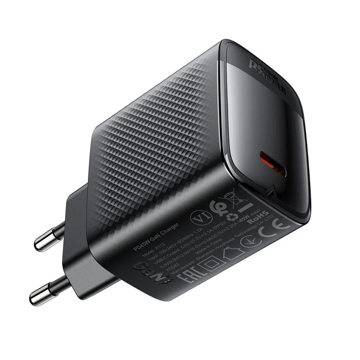 ACEFAST A112 GaN USB-C Charger PD 45W Fast Charging Single USB-C Adapter - EU Plug - 4