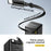 ESSAGER Portable 65W Fast Charging USB C Travel Charger with Retractable Type C Cable - US Plug - 4