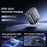 REMAX U2-AC35W GaN Digital Display Fast Charger Adapter 35W Type-C  /  30W USB-A Dual Port Adapter - EU Plug - 3