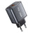 Remax U2-AC45W GaN Charger Digital Display Fast Charging Adapter 45W Type-C 30W USB-A EU Plug - 1