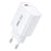 REMAX U187-C20W GaN Fast Charging Adapter Type-C PD 20W Compact Portable Charger - EU Plug - 1