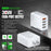 WEKOME WP-U62 30W 4-Port USB-A Fast Charger Wall Adapter Multi-Port Charging US Plug for Phone Tablet - 2