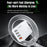 WEKOME WP-U62 30W 4-Port USB-A Fast Charger Wall Adapter Multi-Port Charging US Plug for Phone Tablet - 4