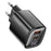 TOOCKI TCT33-22EU 33W Fast Charging Digital Display Wall Charger USB A + Type C GaN Power Adapter - 1