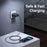 USAMS CC300 US Plug 65W Fast Charger Type-C + USB-A Power Adapter with Type-C Retractable Cable - Black - 7