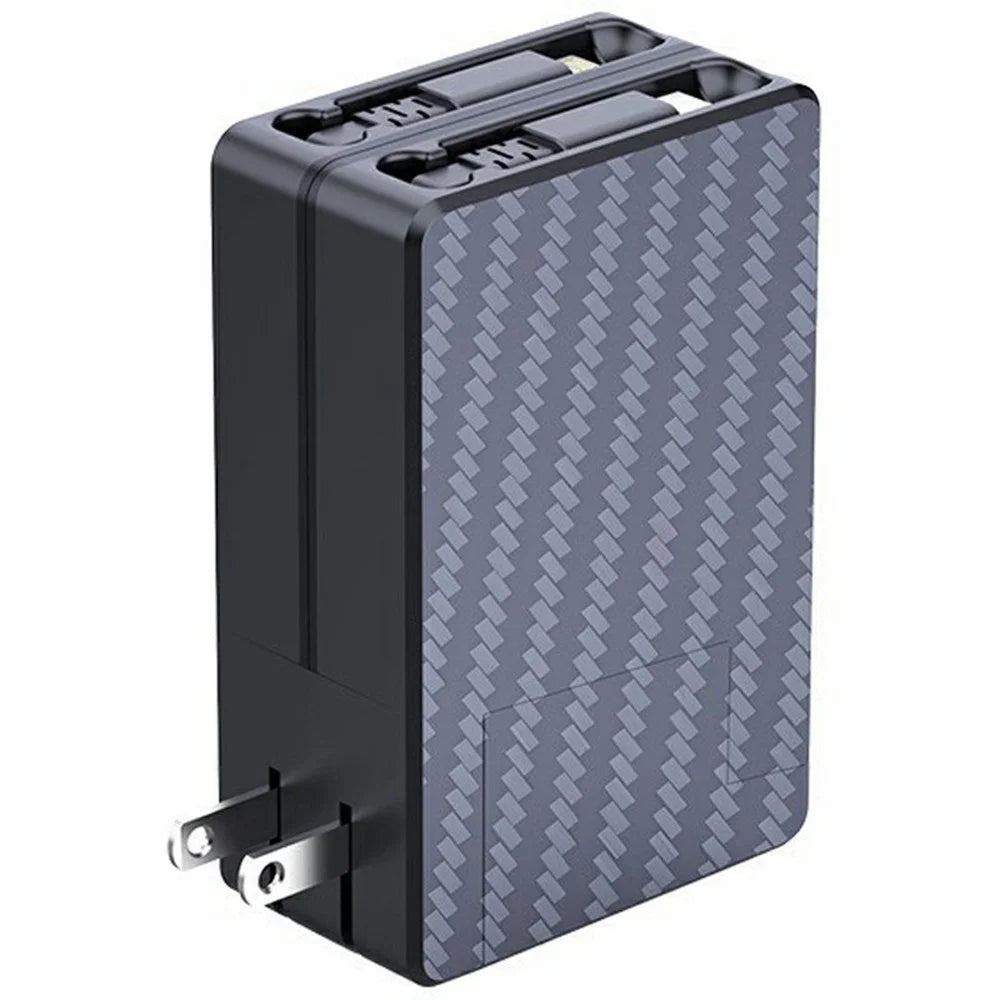 PT-38 US Plug Charger Adapter with Retractable Cable PD Super Fast Charger AC Power Adapter - 1
