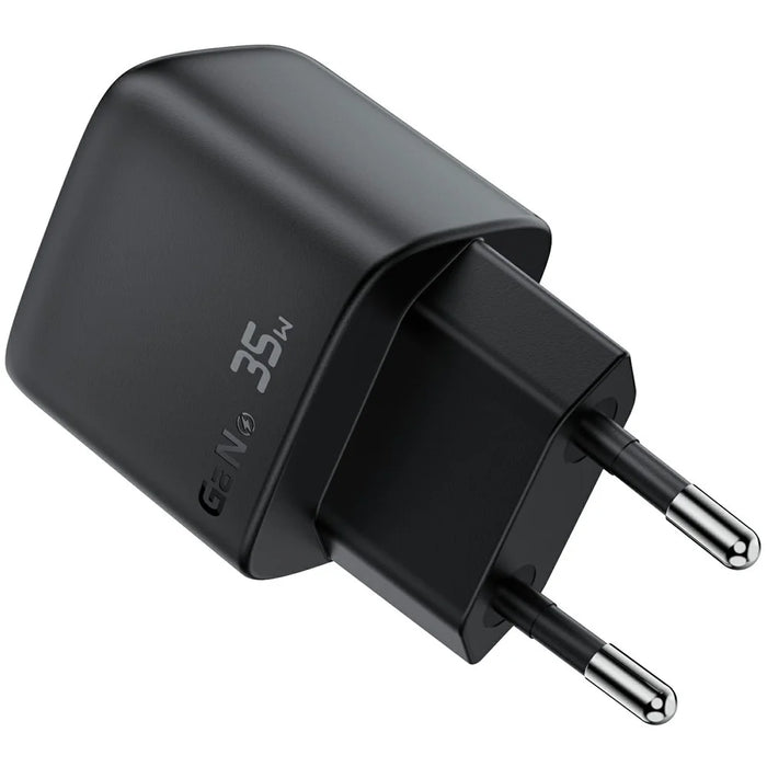 ACEFAST A116 For Multiple Devices PD 35W GaN Charger  Dual Port USB C and A LED Display Quick Charging Adapter - EU Plug - 2