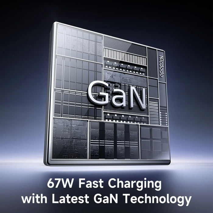 MCDODO CH-4110 Freego Series GaN Charger 67W USB A+C Fast Charging Power Adapter with Retractable Cable - US Plug - 5