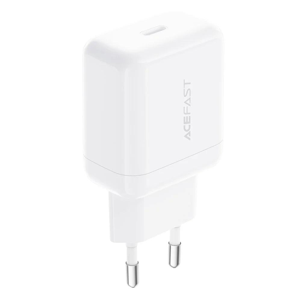 ACEFAST A130 PD 20W USB-C Charger Single Port Travel Home Fast Charging Adapter - EU Plug - 1