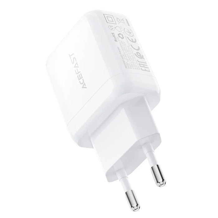 ACEFAST A130 PD 20W USB-C Charger Single Port Travel Home Fast Charging Adapter - EU Plug - 5