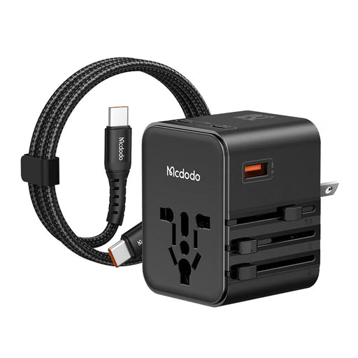 MCDODO CP-3260 MDD G5 Series 25W Dual Type-C + USB-A Universal Travel Charging Adapter Charger with USB-C to USB-C Cable - 1