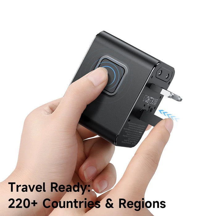 MCDODO CP-3260 MDD G5 Series 25W Dual Type-C + USB-A Universal Travel Charging Adapter Charger with USB-C to USB-C Cable - 3