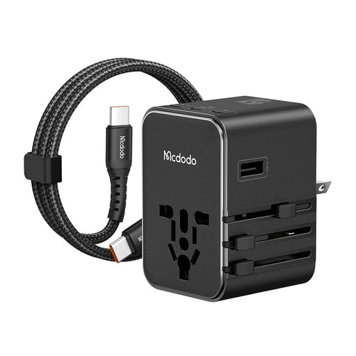 MCDODO CP-3270 MDD G5 Series 45W 3 USB-C + 2 USB-A Universal Travel Power Adapter Charger with USB-C to USB-C Cable - 1