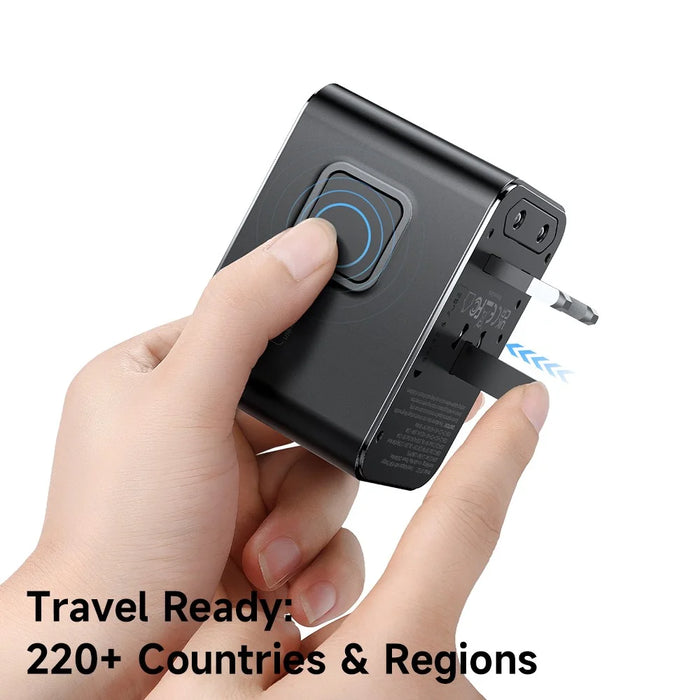 MCDODO CP-3270 MDD G5 Series 45W 3 USB-C + 2 USB-A Universal Travel Power Adapter Charger with USB-C to USB-C Cable - 3