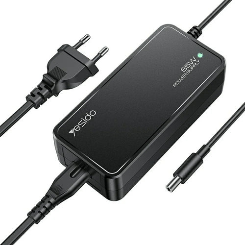 YESIDO CG11E Laptop Charger Kit 65W Fast Charging Power Adapter Compatible with Multiple Laptop Models - EU Plug - 1