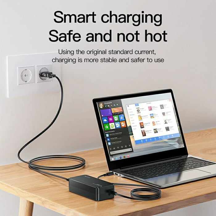 YESIDO CG11E Laptop Charger Kit 65W Fast Charging Power Adapter Compatible with Multiple Laptop Models - EU Plug - 3