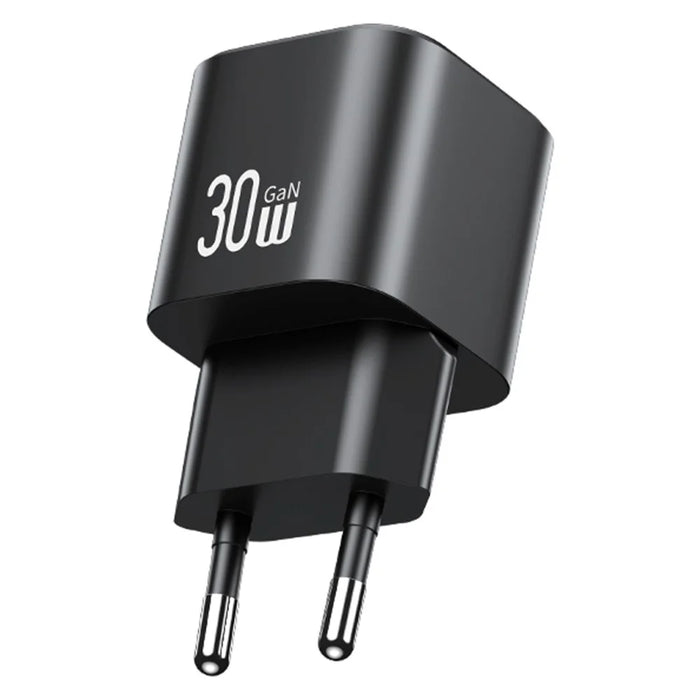 USAMS CC263 30W GaN Charger Dual Port USB-C + USB-A Fast Charging Mini Adapter for Travel / Home Use - 2