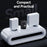 USAMS CC263 30W GaN Charger Dual Port USB-C + USB-A Fast Charging Mini Adapter for Travel / Home Use - 6