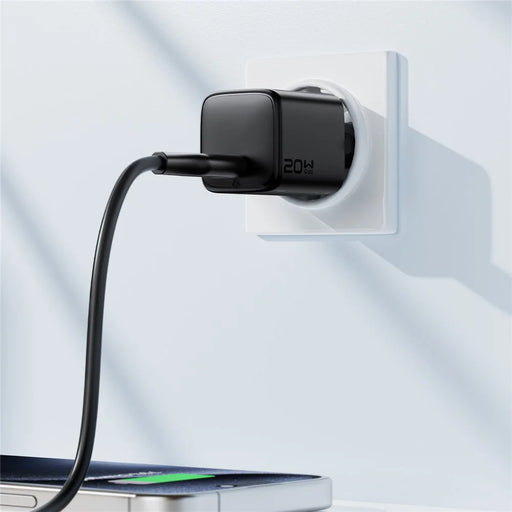 ACEFAST A117 PD 20W USB-C Fast Charger Mini GaN Power Adapter for Home / Travel Use - EU Plug - 2