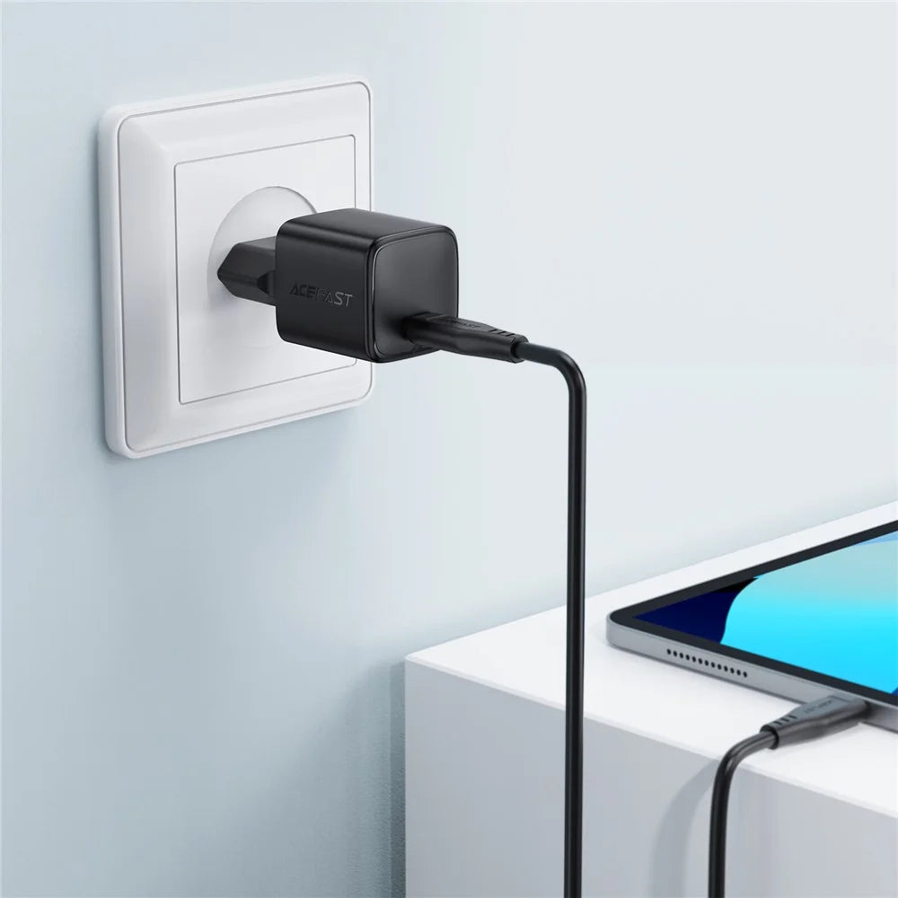 ACEFAST A118 PD 30W USB-C Fast Charger Mini GaN Power Adapter Charging Block - EU Plug - 2