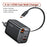 TOOCKI TCT67-34B1 67W Fast Charger Digital Display USB-A USB-C Port Power Supply with Retractable USB-C Cable - 2