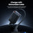 TOOCKI TCT67-34B1 67W Fast Charger Digital Display USB-A USB-C Port Power Supply with Retractable USB-C Cable - 5