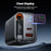 TOOCKI TCT67-34B1 67W Fast Charger Digital Display USB-A USB-C Port Power Supply with Retractable USB-C Cable - 6