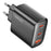 TOOCKI TCT40 40W Wall Charger 2C1A Fast Charging Multi-Port USB Power Adapter - Black  /  EU Plug - 1