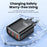 TOOCKI TCT40 40W Wall Charger 2C1A Fast Charging Multi-Port USB Power Adapter - Black  /  EU Plug - 4