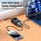 YESIDO MC36 GaN USB-C USB-A Charging Station 65W Fast Charging Power Strip - EU Plug - 5
