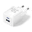 VENTION FEQ Series GaN Charger USB A + USB C Dual Ports 30W Fast Charging Adapter, EU Plug - White - 1