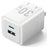 VENTION FEQ Series 30W Fast Charging Adapter USB A + Type C Dual Port GaN Charger, US Plug - White - 2
