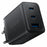 VENTION FER Series 65W Fast Charging GaN Charger USB A + 2 Type C 3 Ports Power Adapter, EU Plug - Black - 1