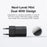 MCDODO CH-100 EU Plug 45W Ultimate Mini GaN Charger Dual USB C Fast Charging Power Adapter - Black - 4