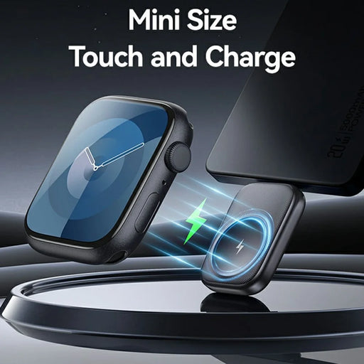USAMS CD247 Plug and Play Portable 2.5W Wireless Charger Adapter with Type C Plug for Watch - Tarnish - 2