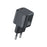 USAMS CC262 30W GaN Mini Fast Charger Type-C Port Power Adapter, EU Plug - Black - 1