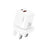 USAMS CC277 30W GaN Mini Dual Port Fast Charger USB-A + Type-C Power Adapter, UK Plug - White - 1