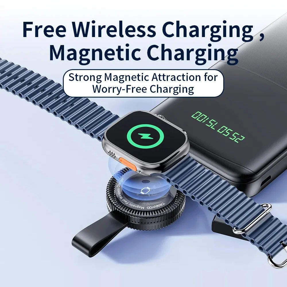 TRANYOO T-WF2 5W Type C Fast Charger for Apple Watch Portable Magnetic Wireless Charger - 3
