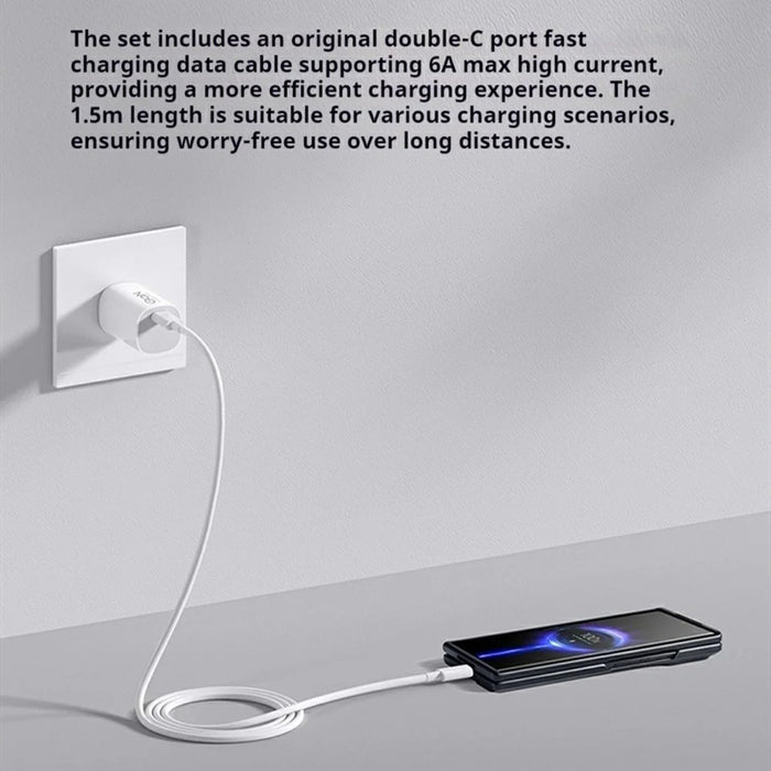 XIAOMI Portable 67W GaN Charger USB C Fast Charging Adapter with Type C Cable for Smartphone Laptop, CN Plug (Chinese Version) - 2