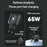 YESIDO YC144 EU Plug 65W GaN Charger 2 USB C + 1 USB A Fast Charging Adapter Multi-Protocol Compatible - 3