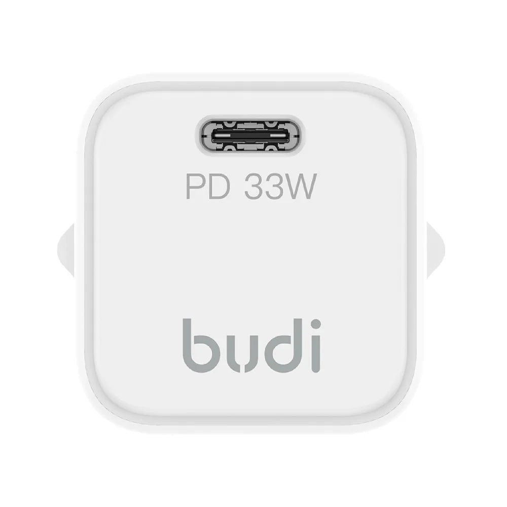 BUDI AC018EW 33W USB-C PD Mini GaN Wall Charger Single Port Fast Charging Power Adapter, EU Plug - 4