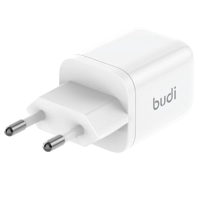 BUDI AC016RETTW 33W Dual USB-C Mini GaN Wall Charger Travel Set with 1.2M 65W USB-C Cable, EU Plug - 3