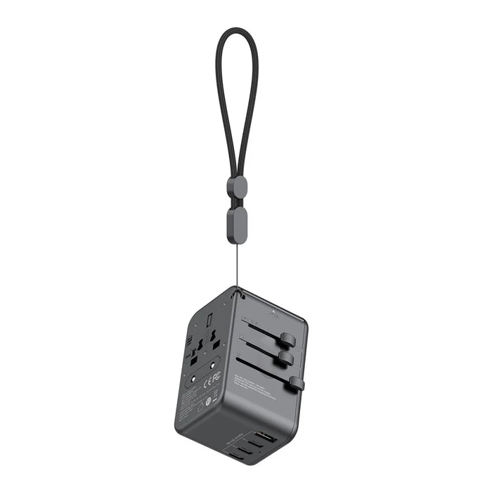 BUDI AC355B30 30W Global Travel Charger 4 Type-C + USB-A Multi-Port Fast Charging Charger Adapter - 1