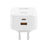 BUDI AC320EW 65W GaN Charger USB-A + USB-C Ports Fast Charging Power Adapter for Laptop / Notebook, EU Plug - 5